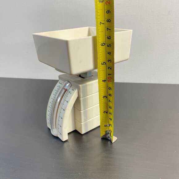 Vanilla White Plastic TERRAILLON Kitchen Scales, Max 500 G, Working, Vintage - Picture 7 of 10